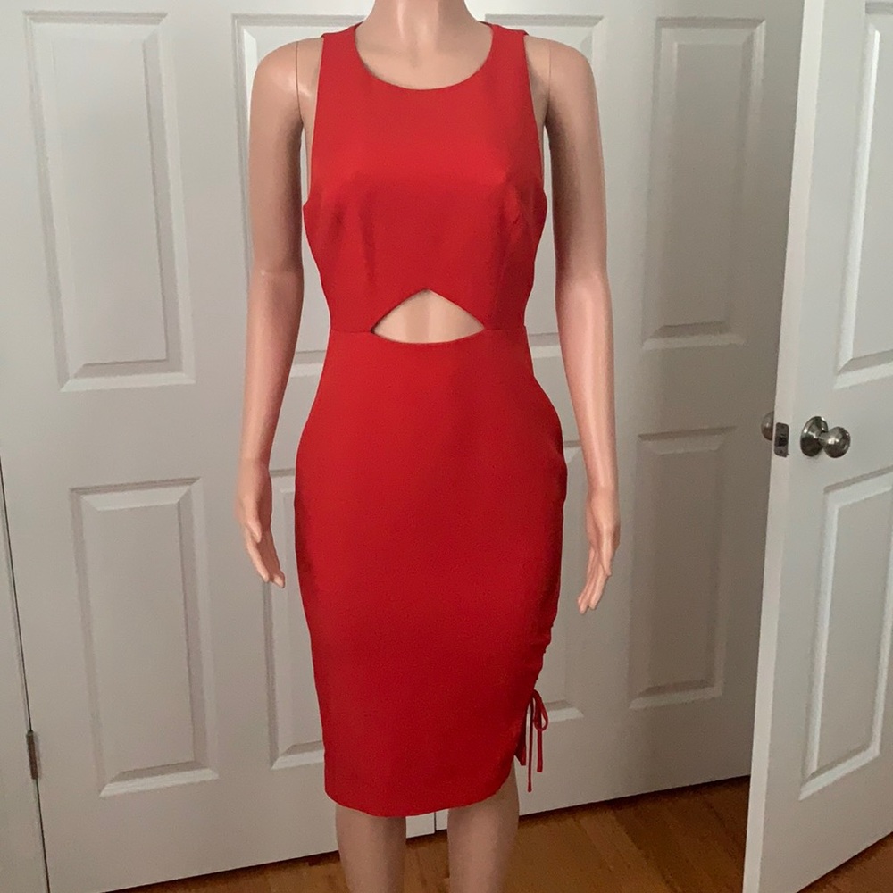 BCBG Maxazria Curry Red Dress